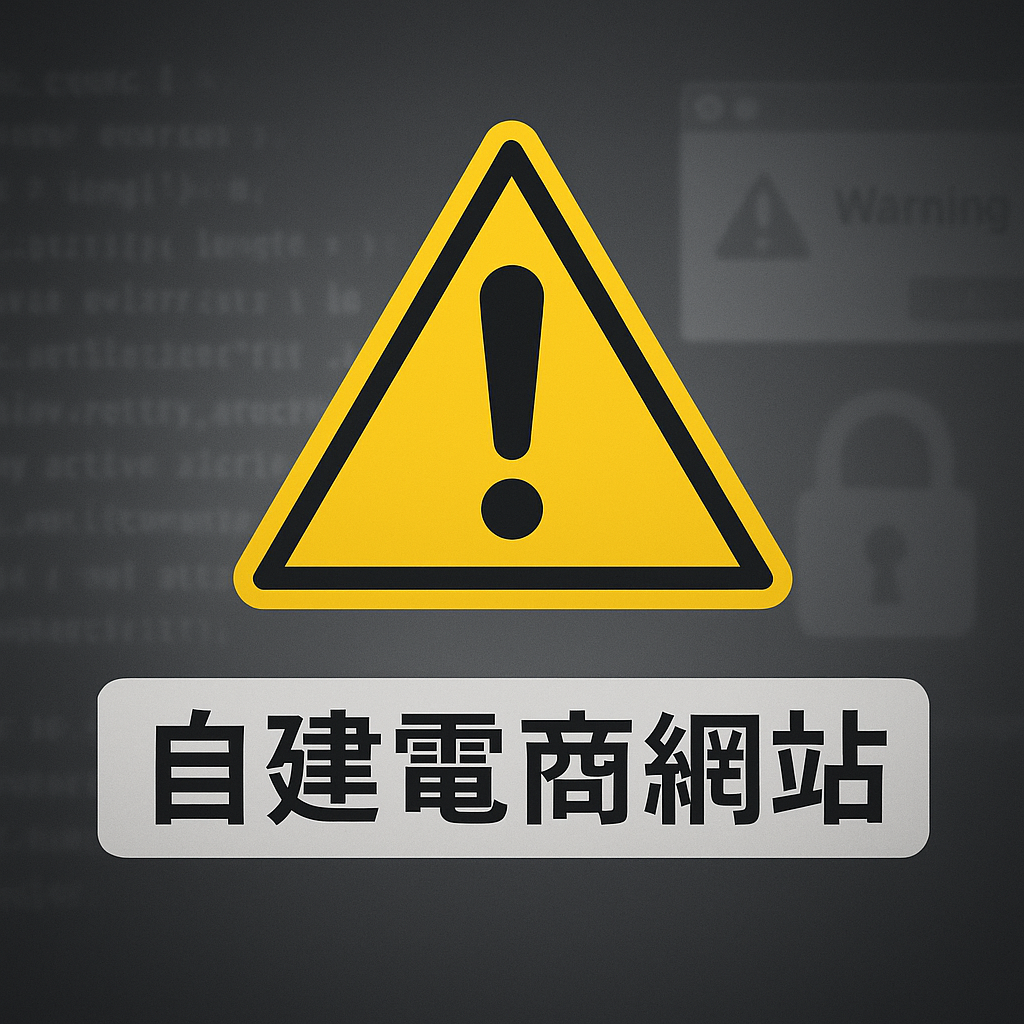 為什麼我們不建議自建或委外開發電商網站