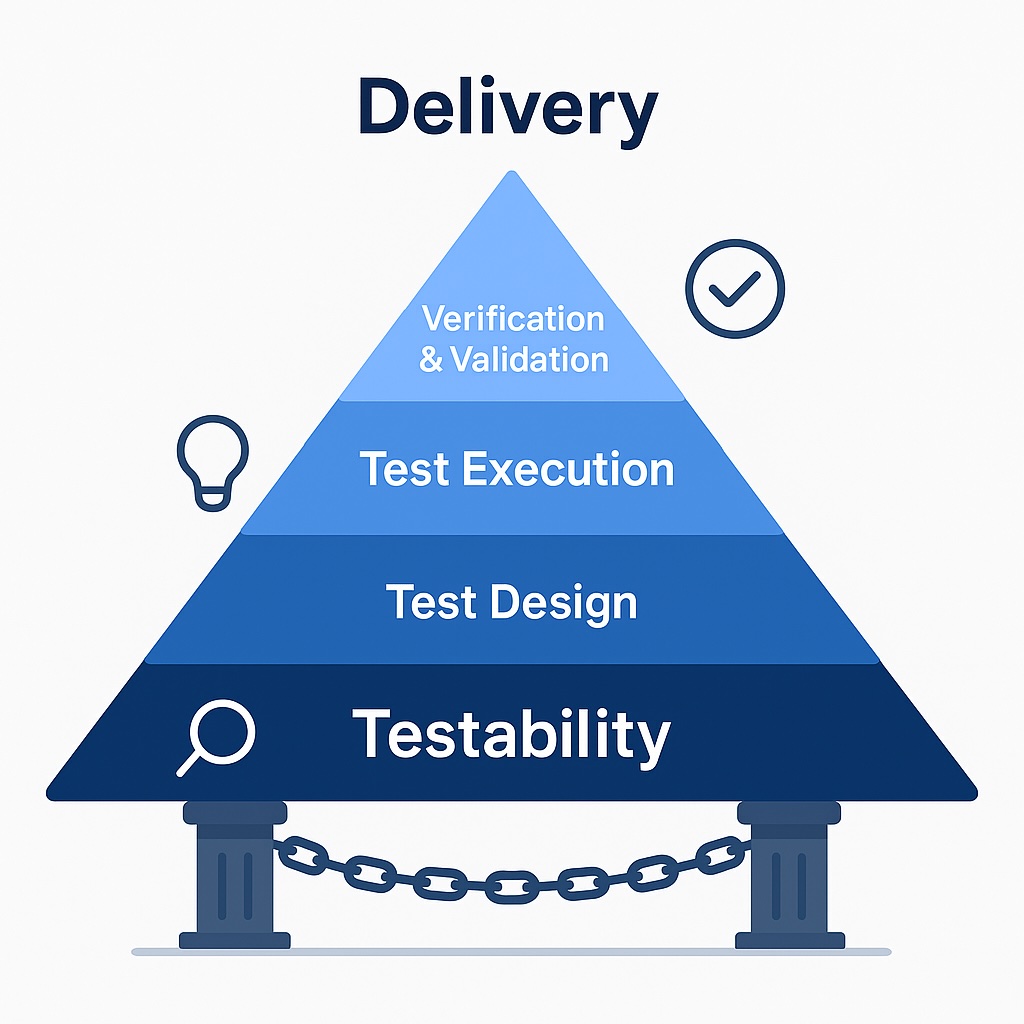 軟體品質的核心，是可測試性